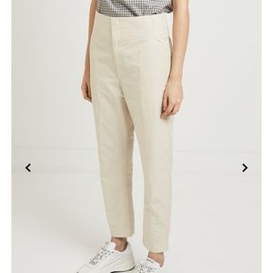 Haloah Linen Coated Trouser 34 NWT